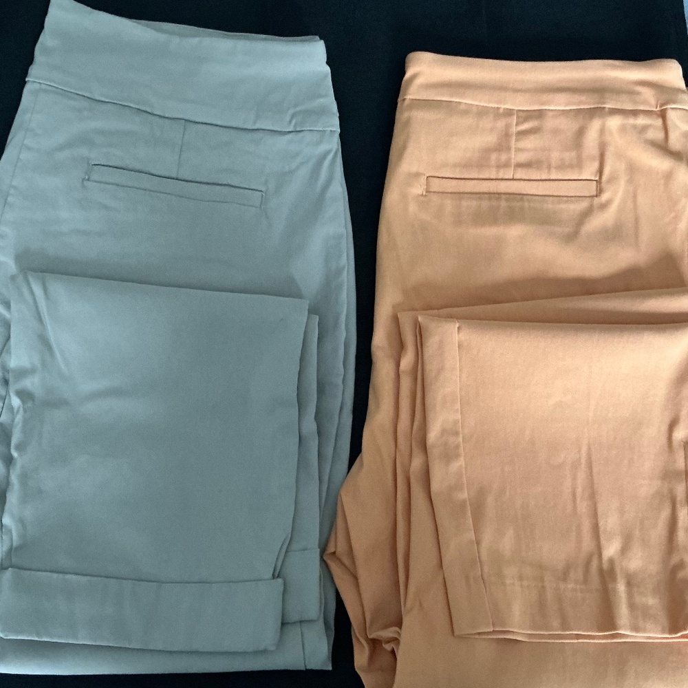 Tribal Alexa Pull on Stretch Pants 14P- 2 Pair